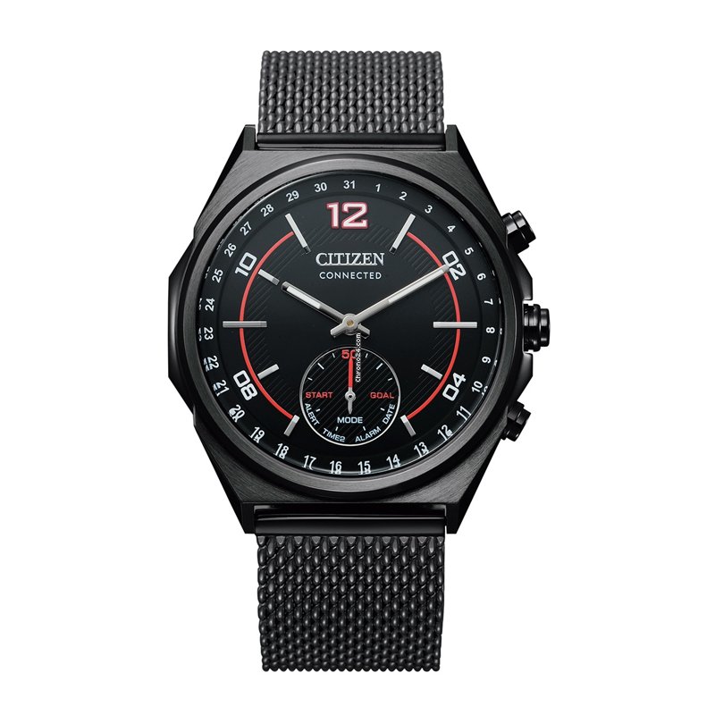 Montre acier noir, fond noir - CX0005-78E - Citizen