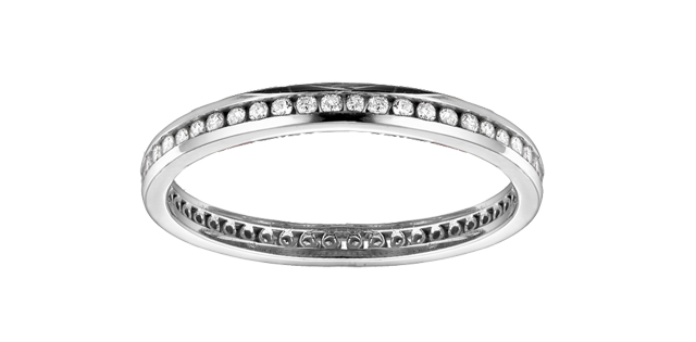 White gold eternity with 25 dia pts tot - DX179W25 - Corona