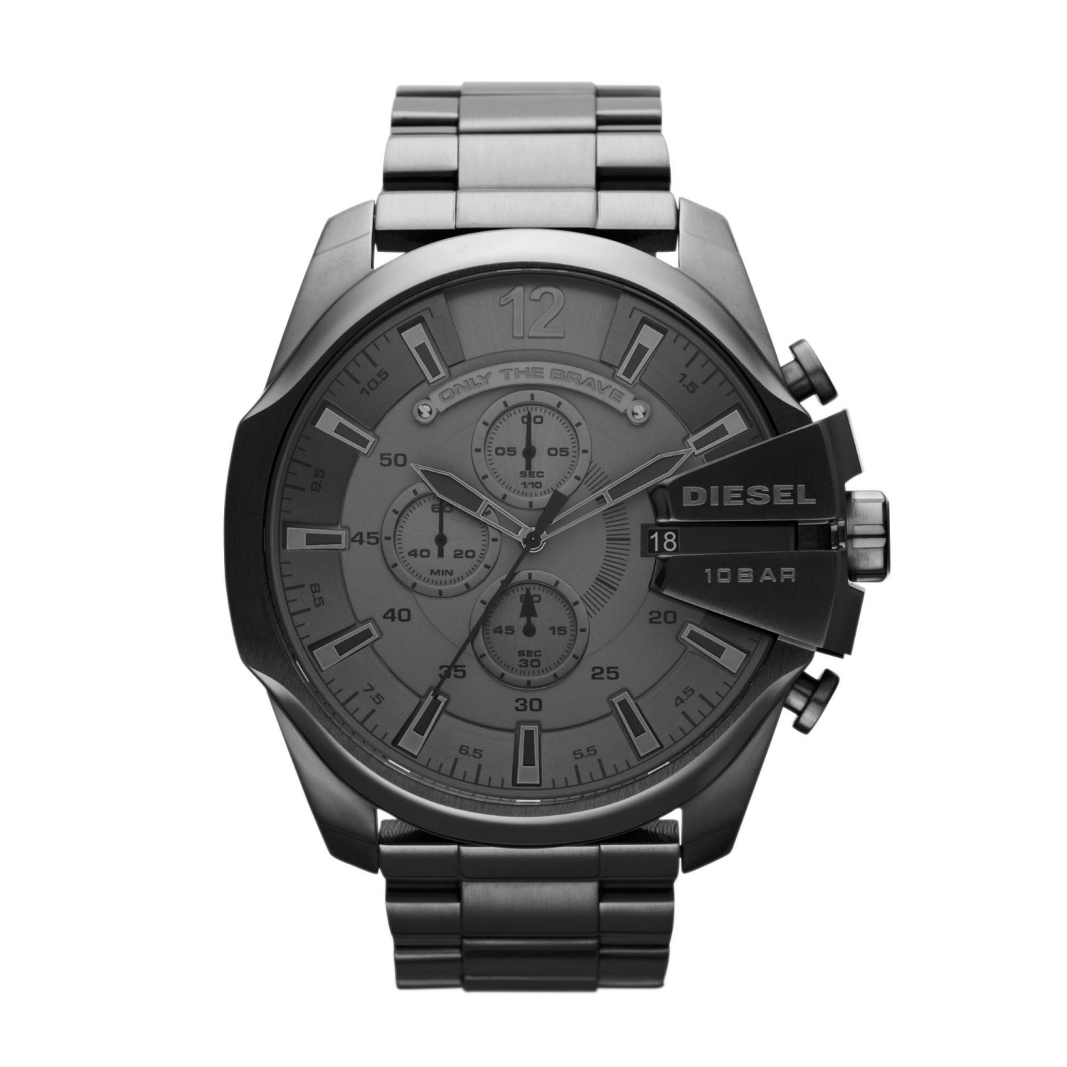 Montre acier noir, fond noir - DZ4282 - Diesel