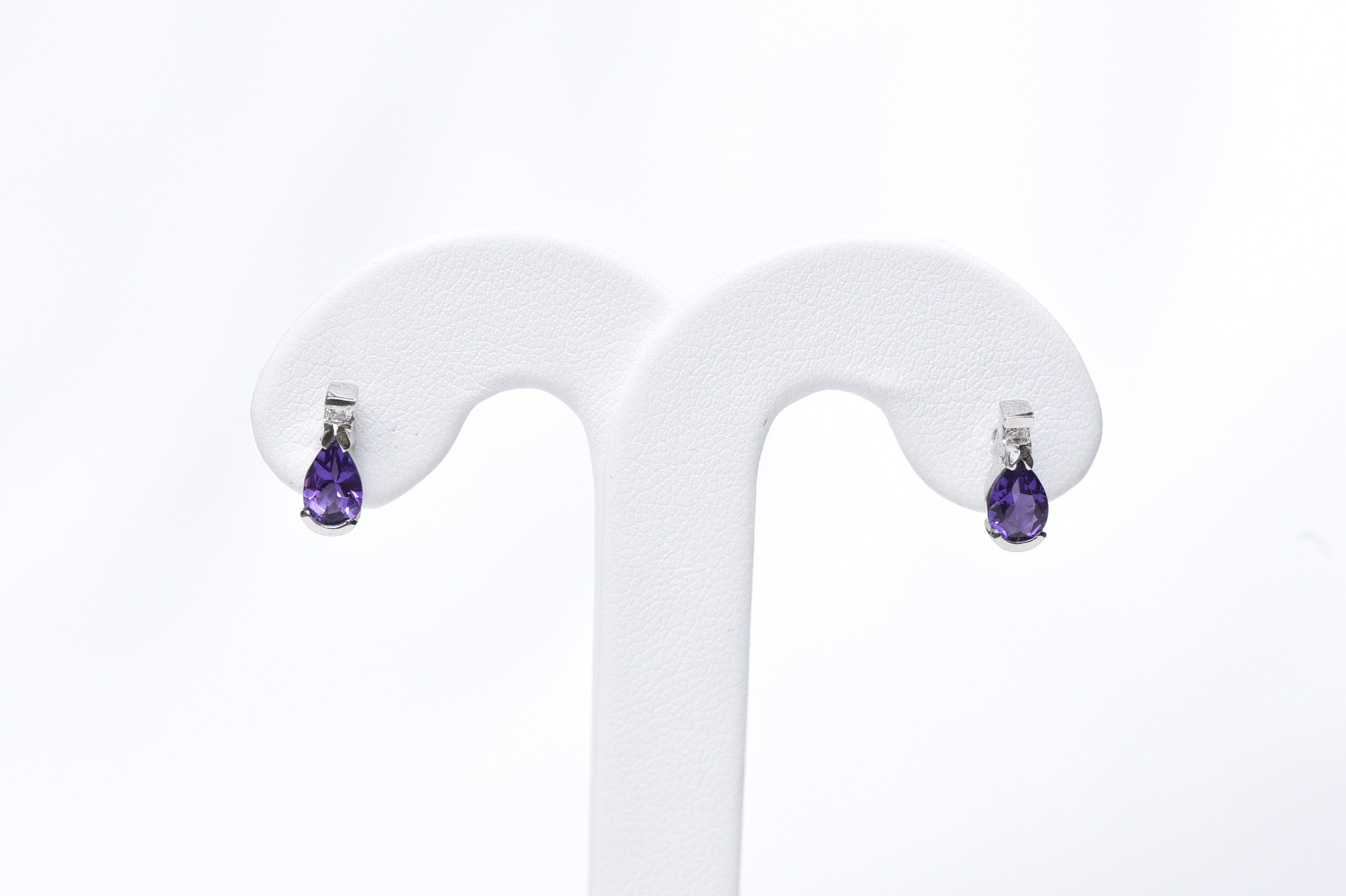 B-o or blanc amethyste et 4 pts dia - E2193-DA - Exclusivités