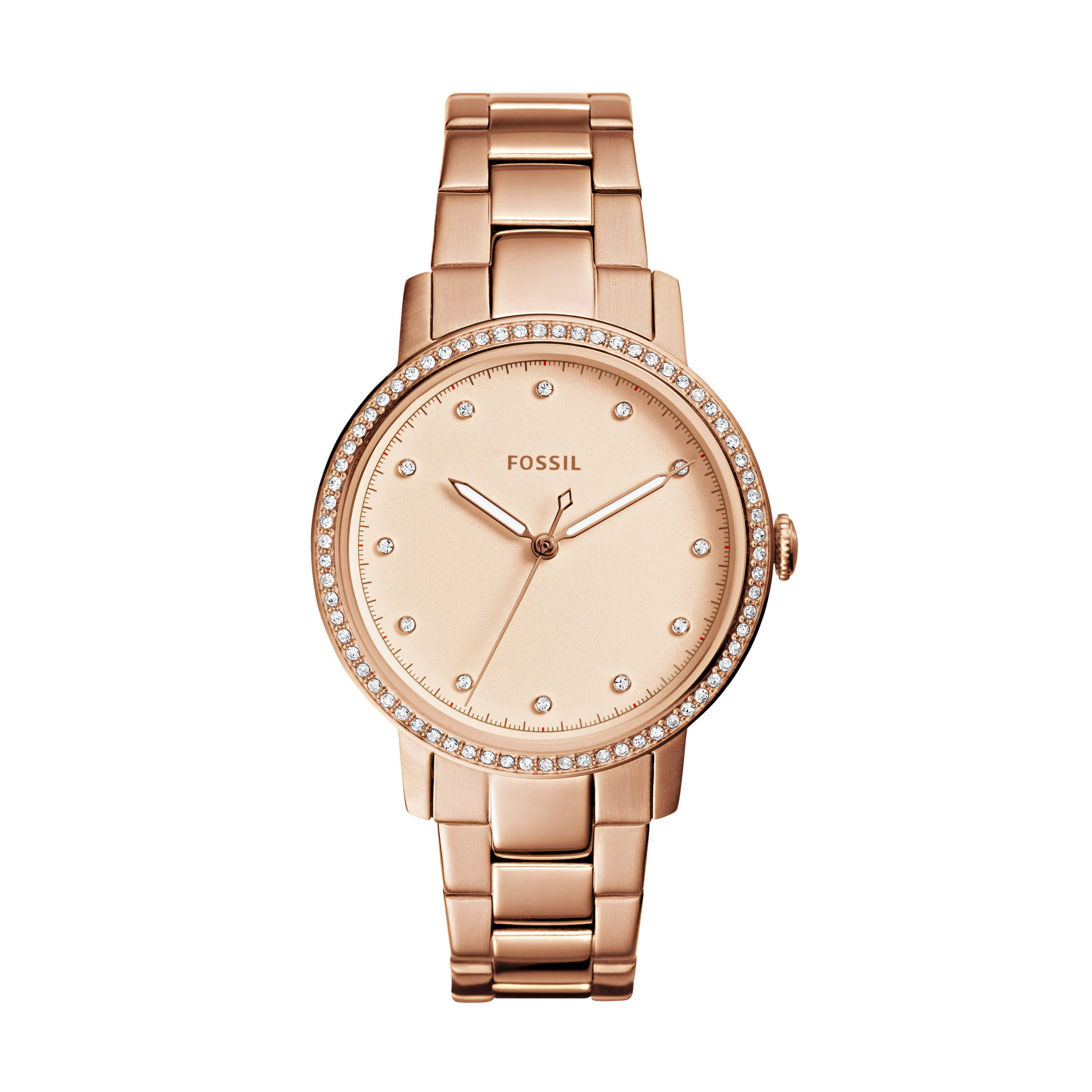 Women's pink steel watch, cz - ES4288 - Fossil