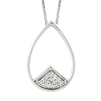 Pendentif en or blanc avec 6.5 pts dia - G2211-P-B - Beverly Hills