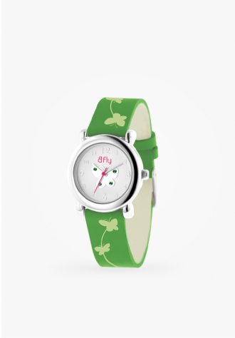 Montre pour enfant cuir vert mai