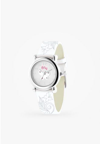 Montre pour enfant cuir blanc avril