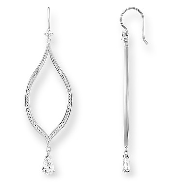 Dangling cz earrings - H184205114 - Thomas Sabo