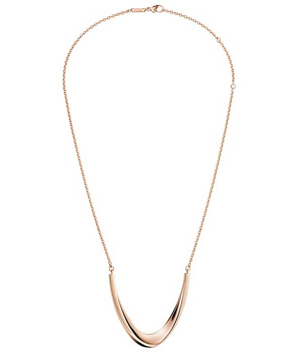 Women's pink steel necklace - KJ3YPN100100 - Calvin Klein