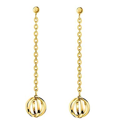 Long golden steel earrings - KJ4XJE100100 - Calvin Klein