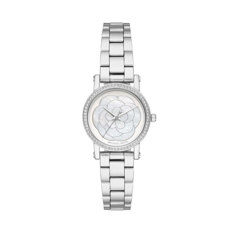 Women's flower steel and cz watch - MK3891 - Michael Kors