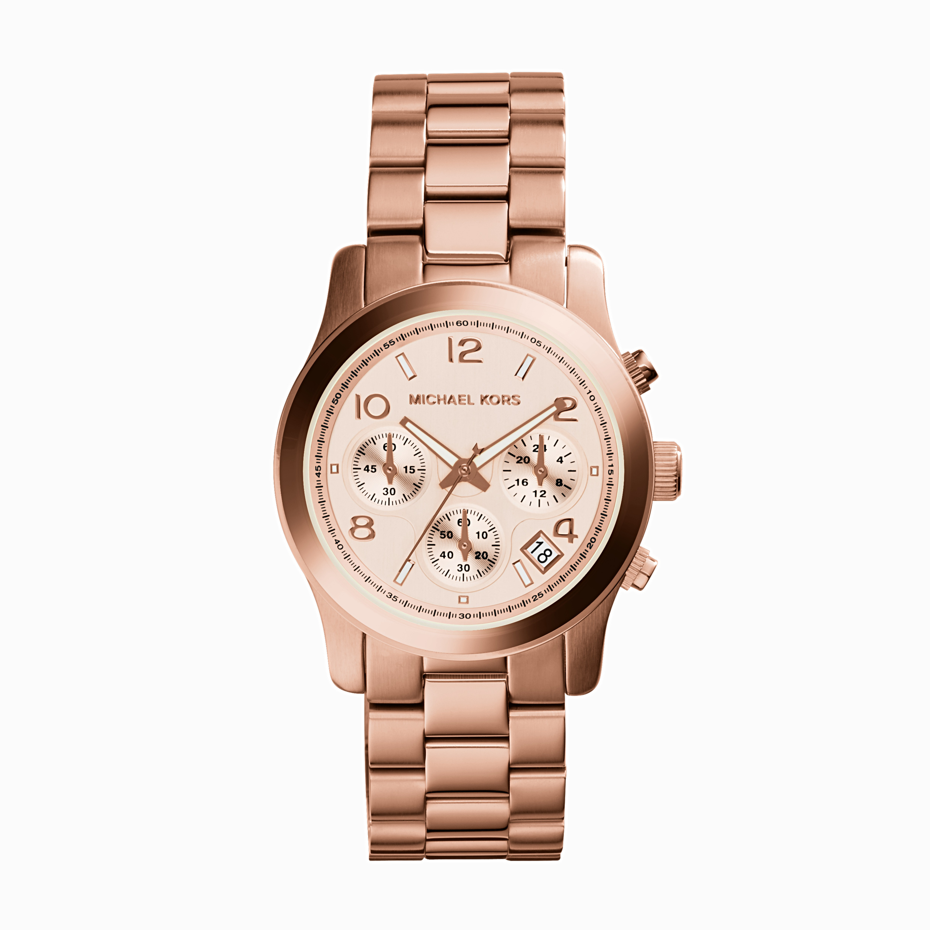 Women's pink steel watch - MK5128 - Michael Kors