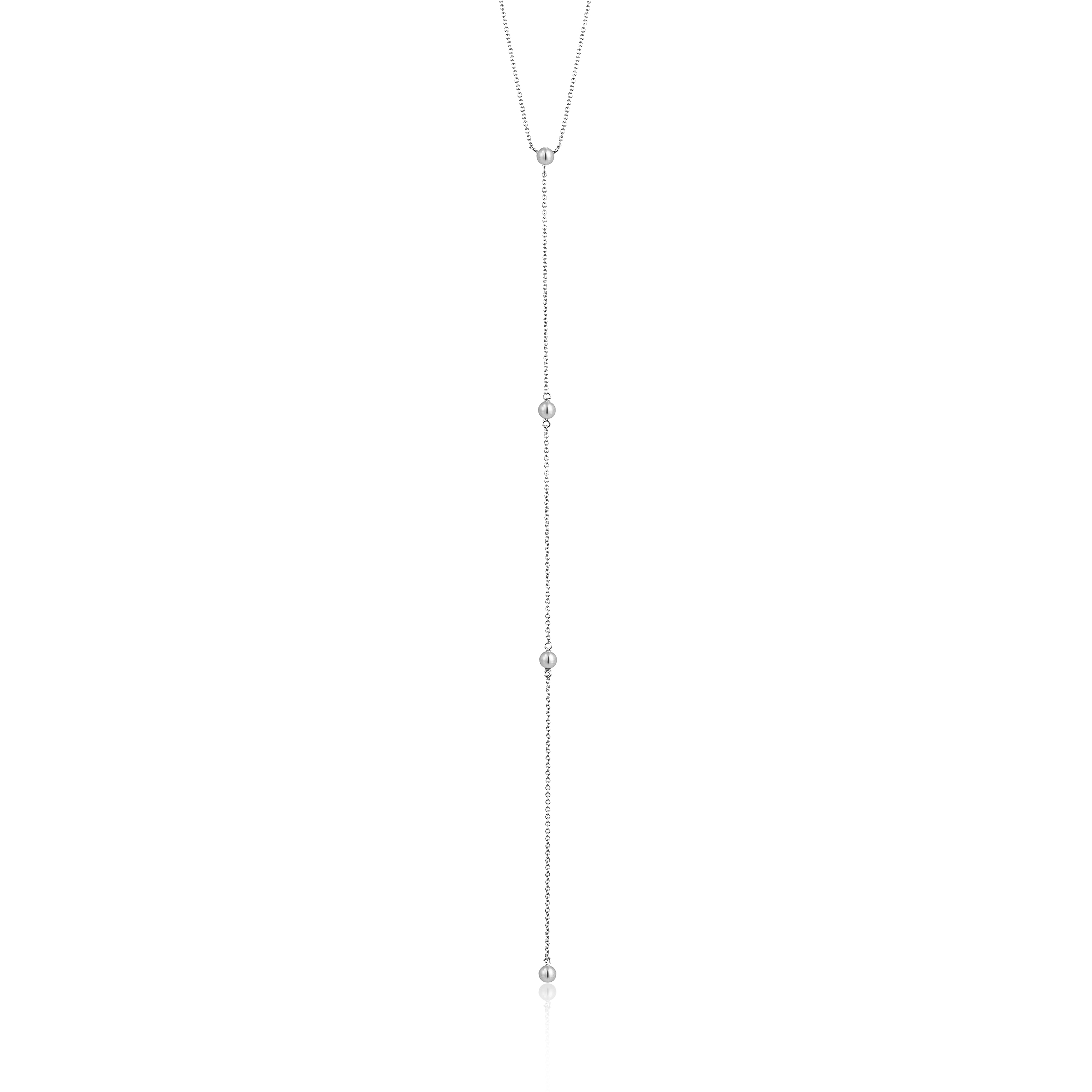 Collier argent rhodié - N002-02H - Ania Haie