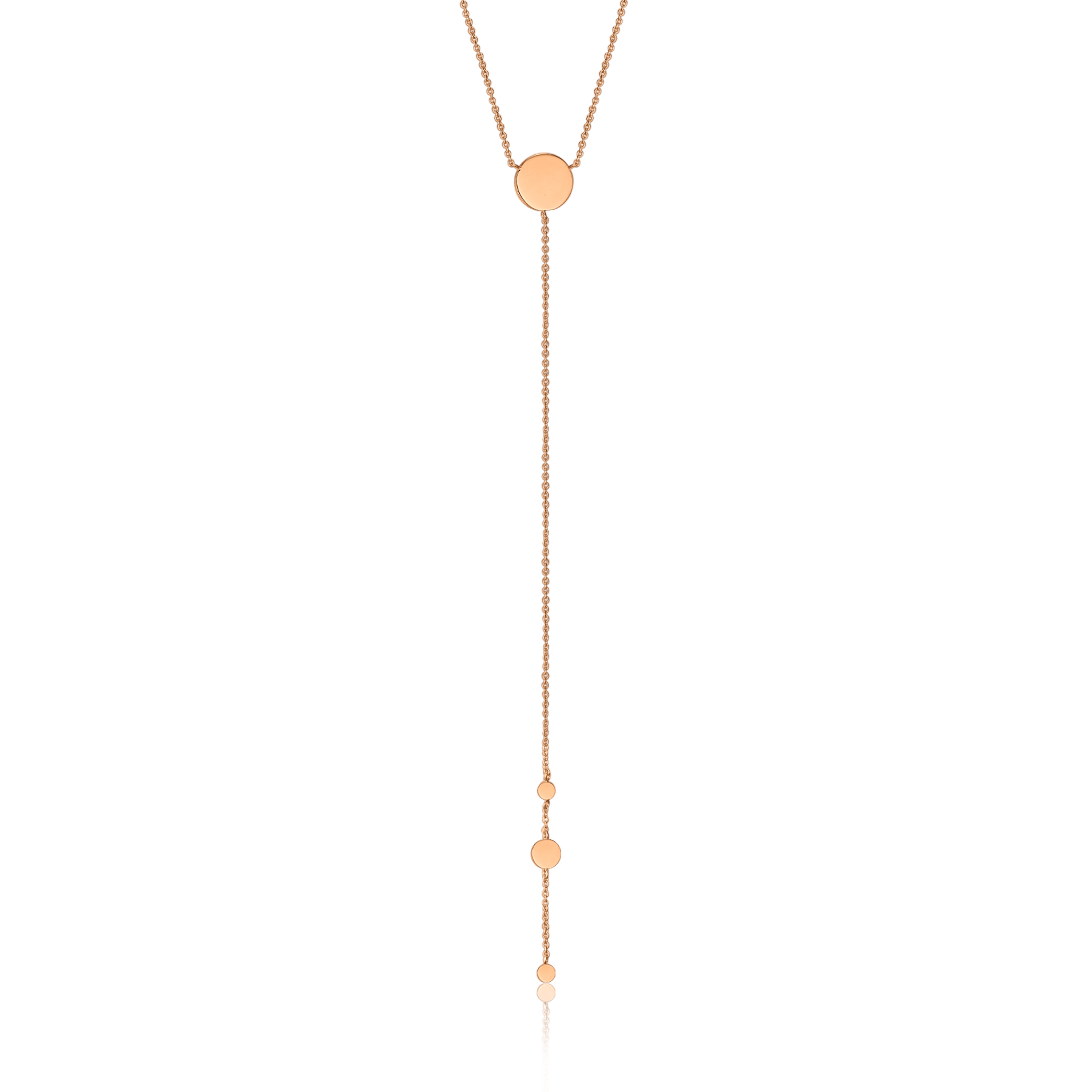 Collier argent rosé