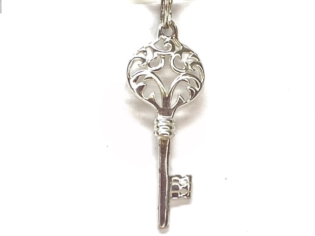 Pendentif clé, argent - N1530 - Création Gl