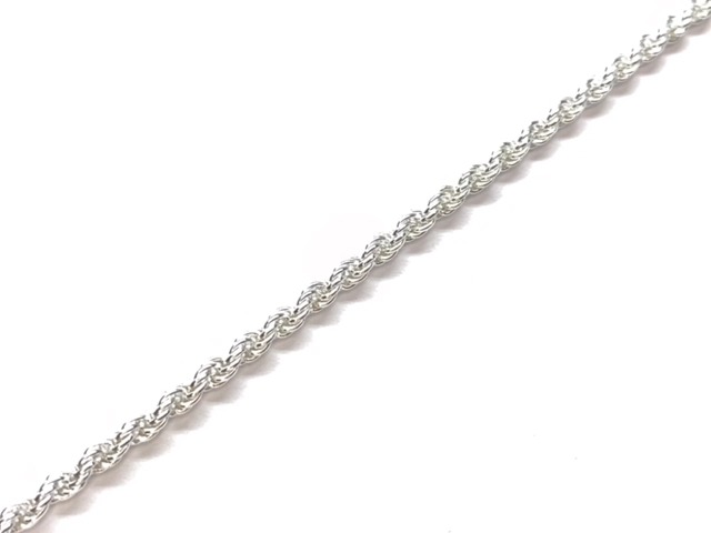 Bracelet torsadée argent 7.5 po - N3174-B - Création Gl