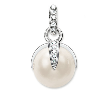 Cz and pearl charm - PE69916714 - Thomas Sabo