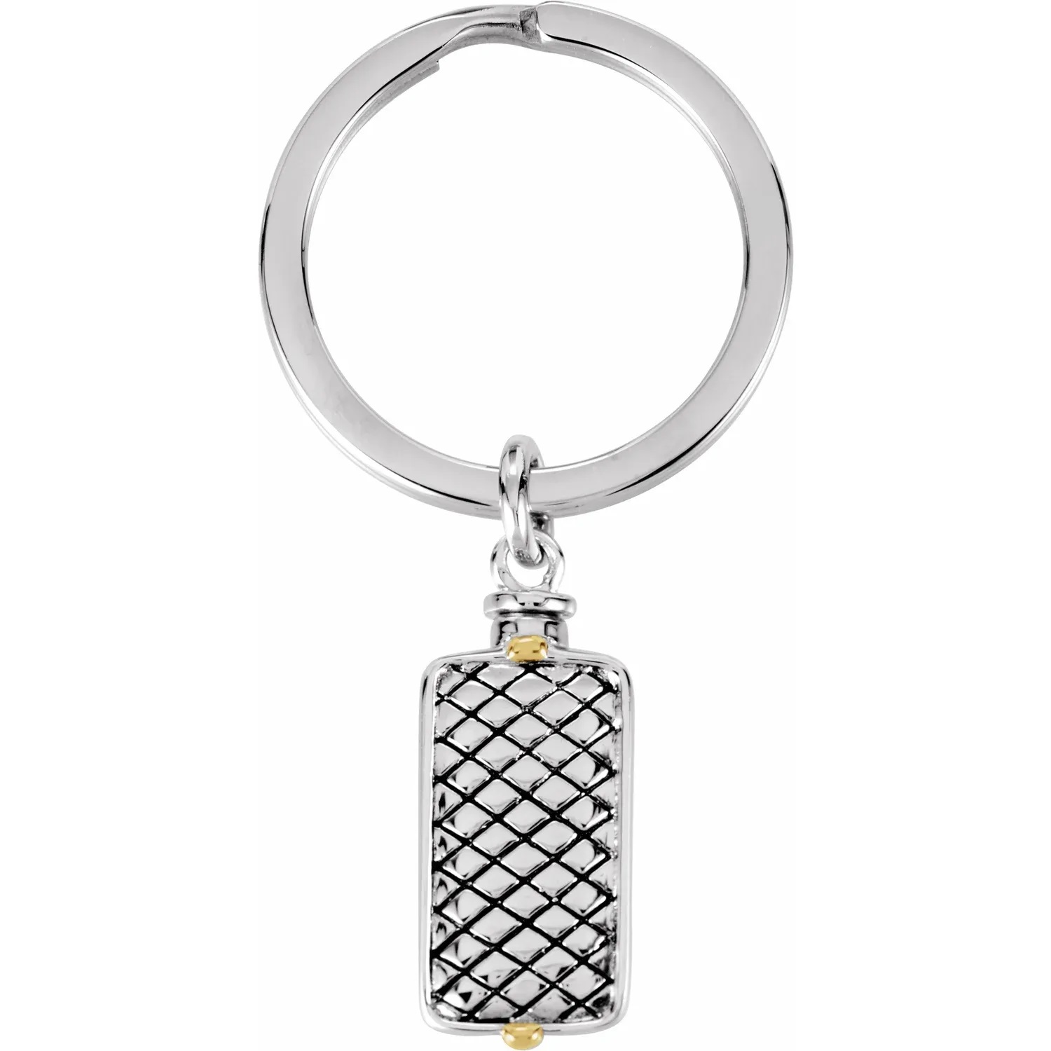 Pendentif funéraire argent 2 tons - R48038-1010-P - Exclusivités