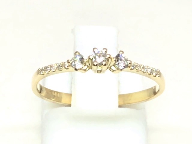 Yellow gold tot16 dia pts ring - RS-1063-J - Exclusivity