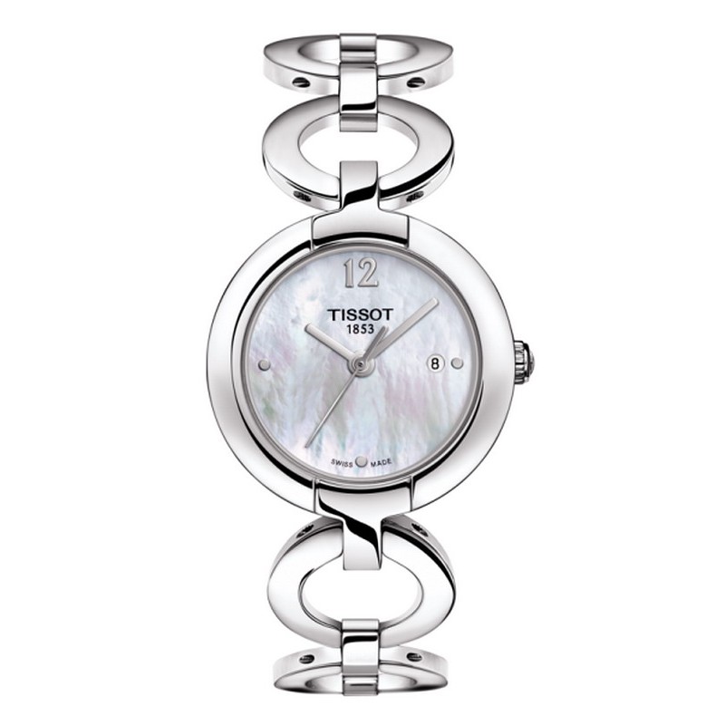 Stainless steel watch, mother-of-pearl dial - T0842101111701 - Tissot