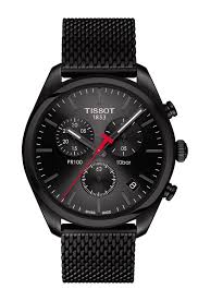 Stainless steel black watch, black dial. - T101.417.33.051.00 - Tissot