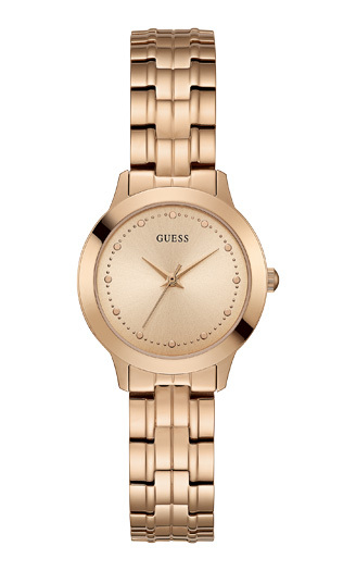 Rose gold stainless steel watch - U0989L3 - Guess