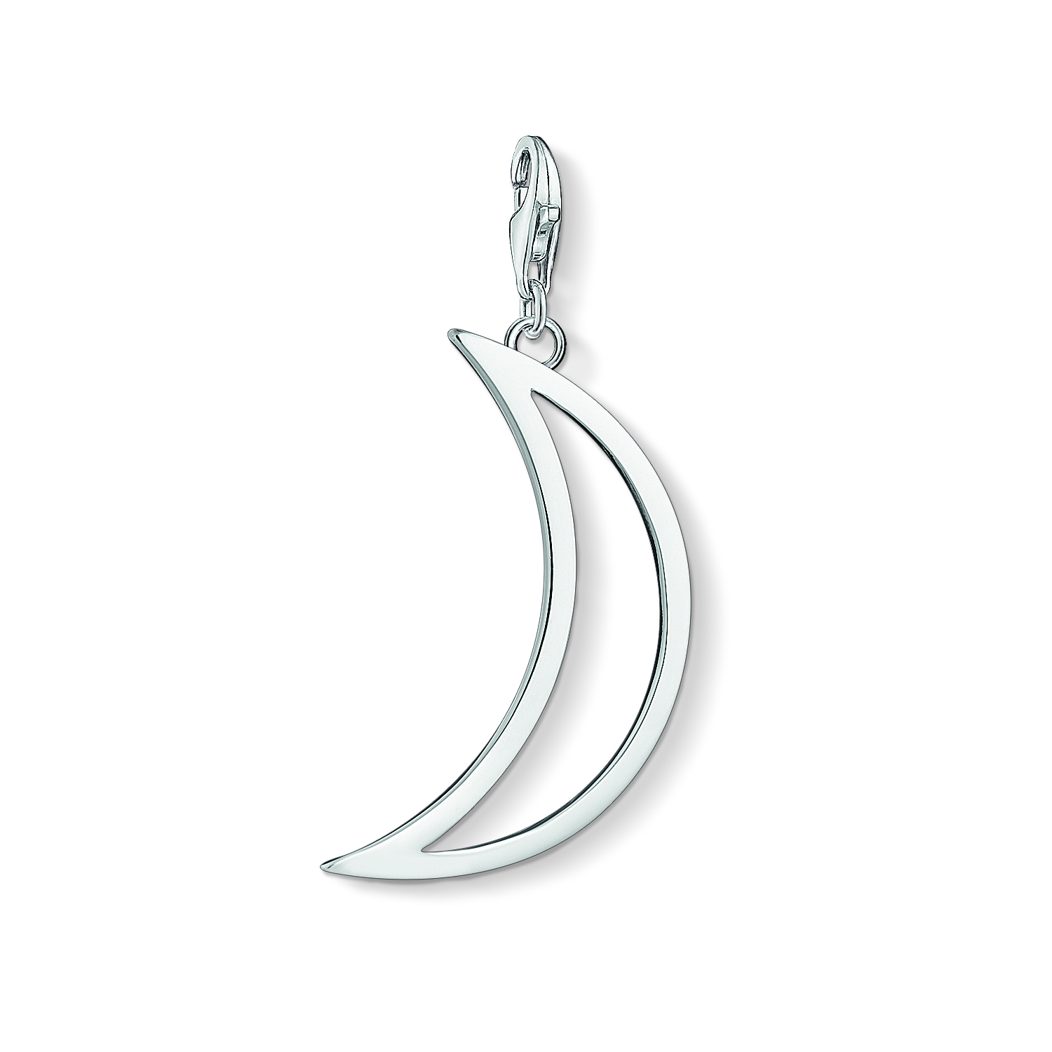 Charm lune, argent