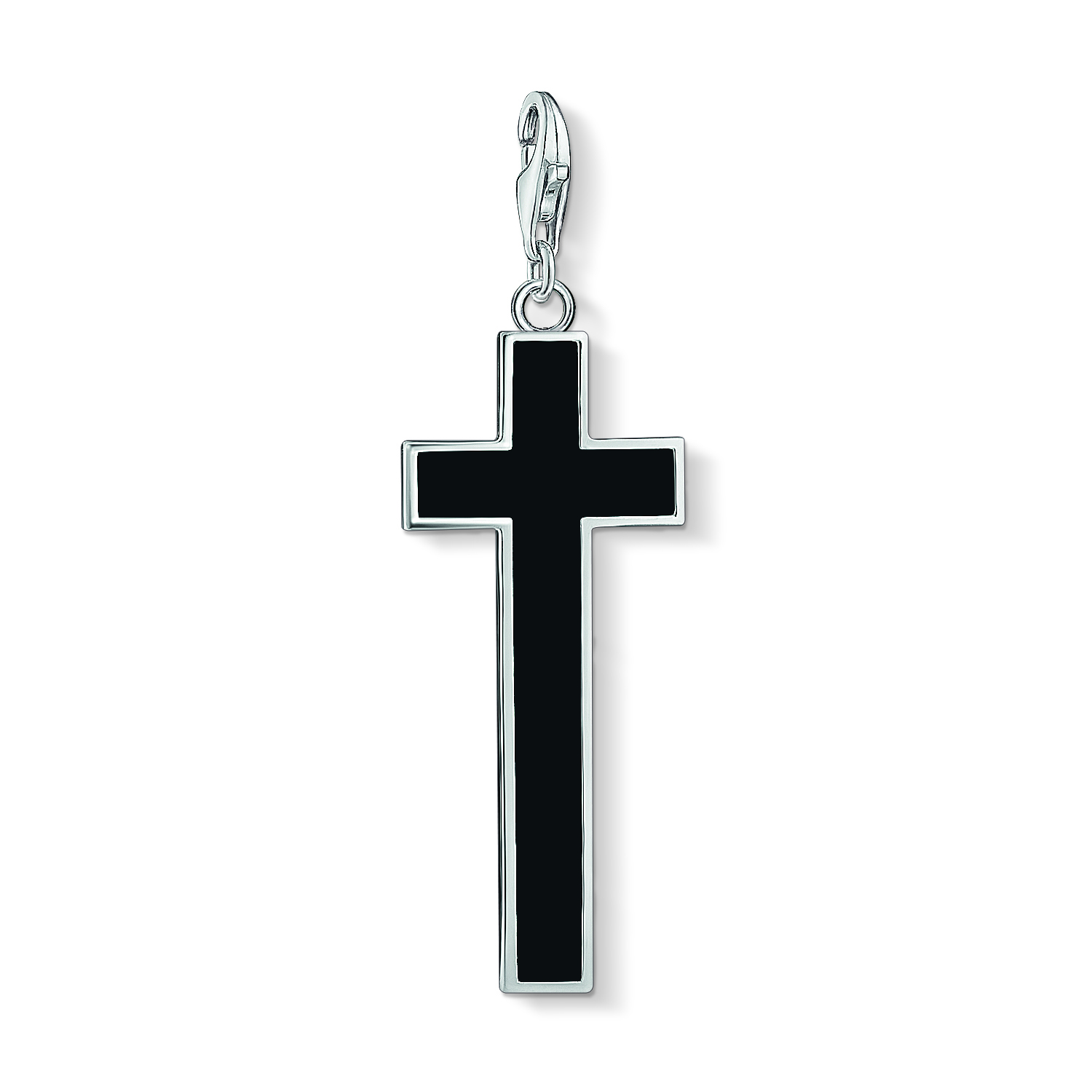 Onyx, cross charm - Y0020-024-11 - Thomas Sabo