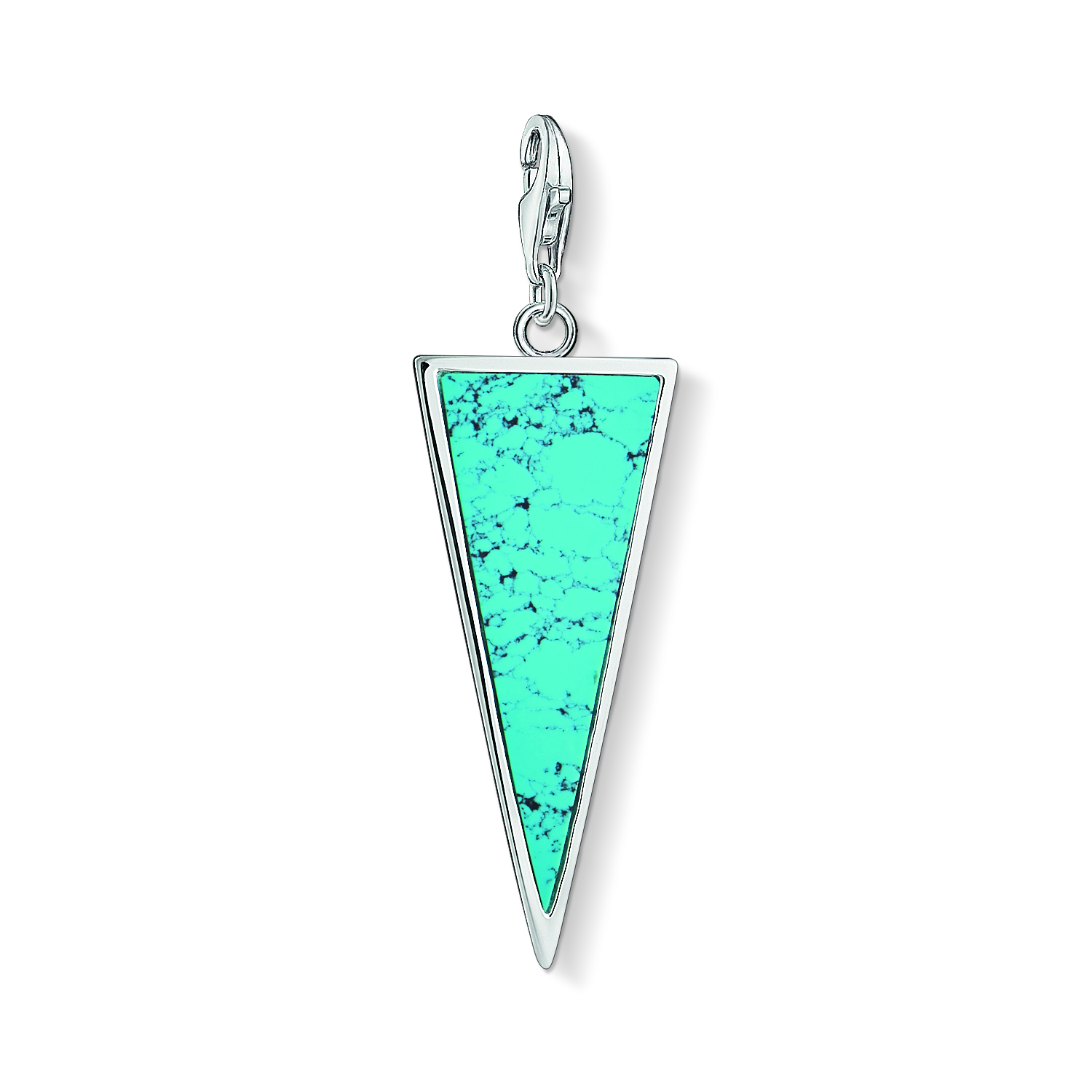 Charm triangle, imitation turquoise - Y0024-404-17 - Thomas Sabo