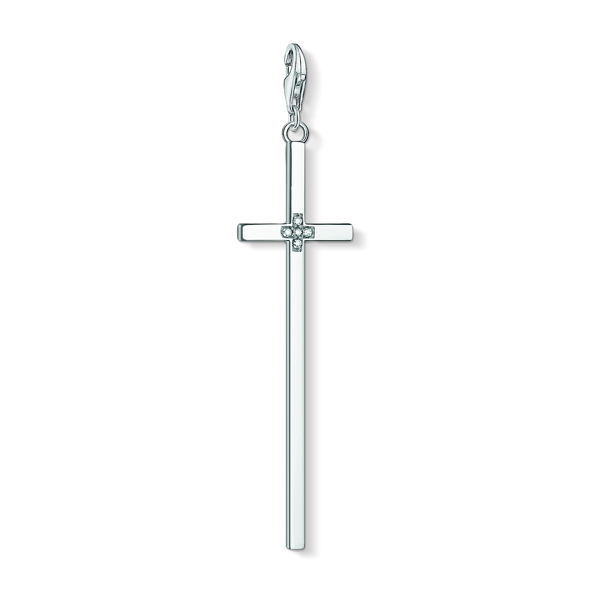 Zirconium cross charm - Y0027-051-14 - Thomas Sabo