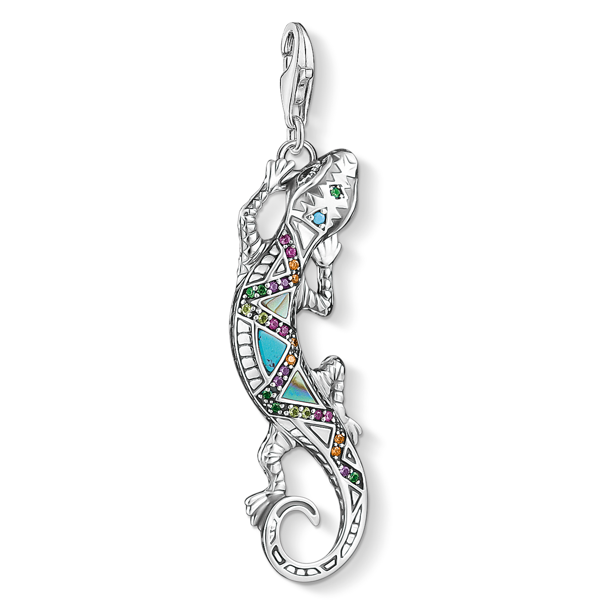 Charm iguane, pierres synthétiques - Y0063-991-7 - Thomas Sabo